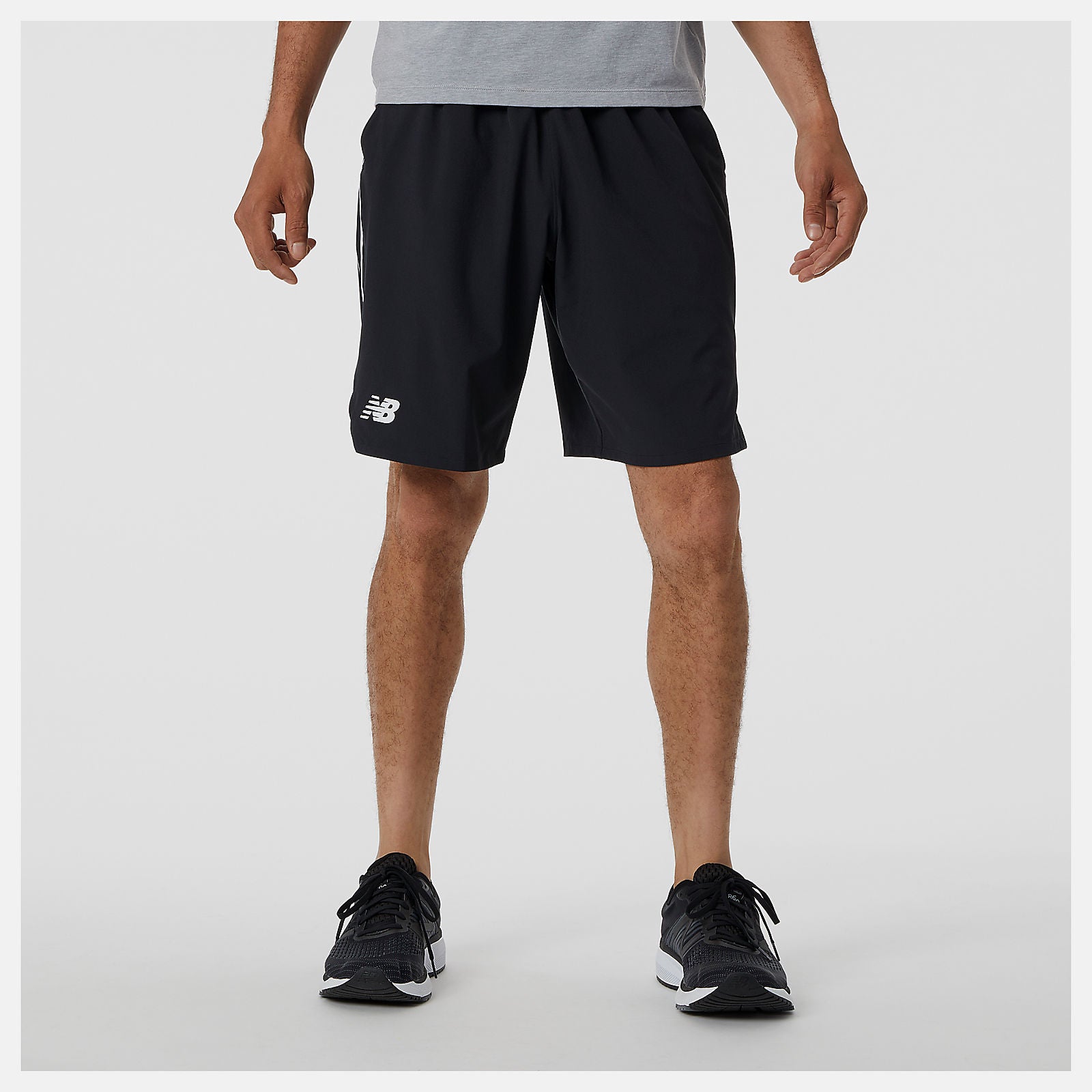 Black Rally 9 In Tournament Short | New Balance Clothing