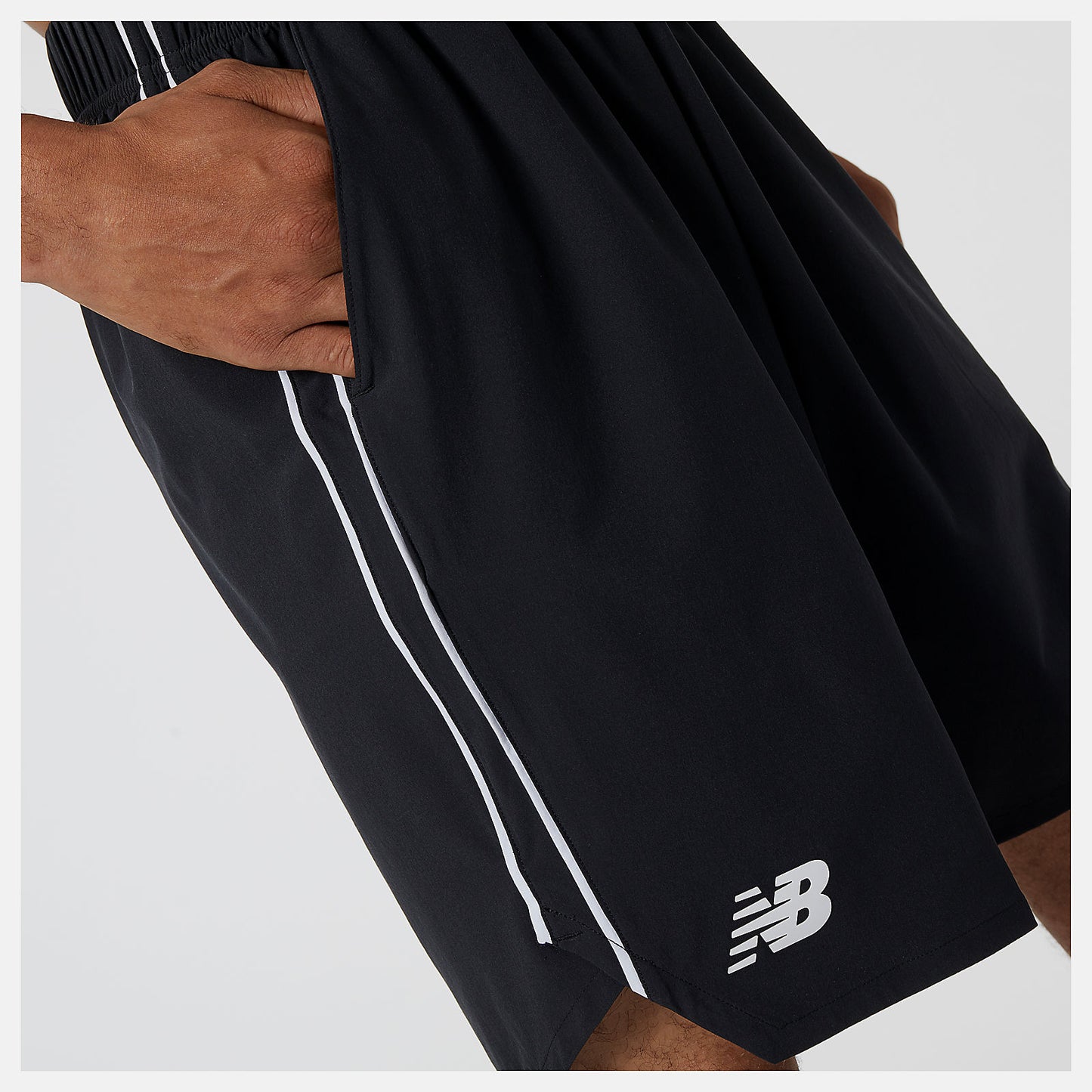 Black Rally 9 In Tournament Short | New Balance Clothing