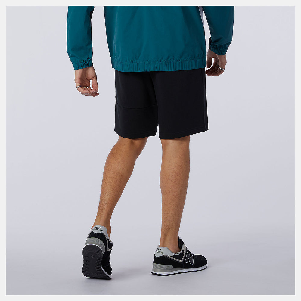 Black NB Athletics Higher Learning Fleece Short | New Balance Clothing