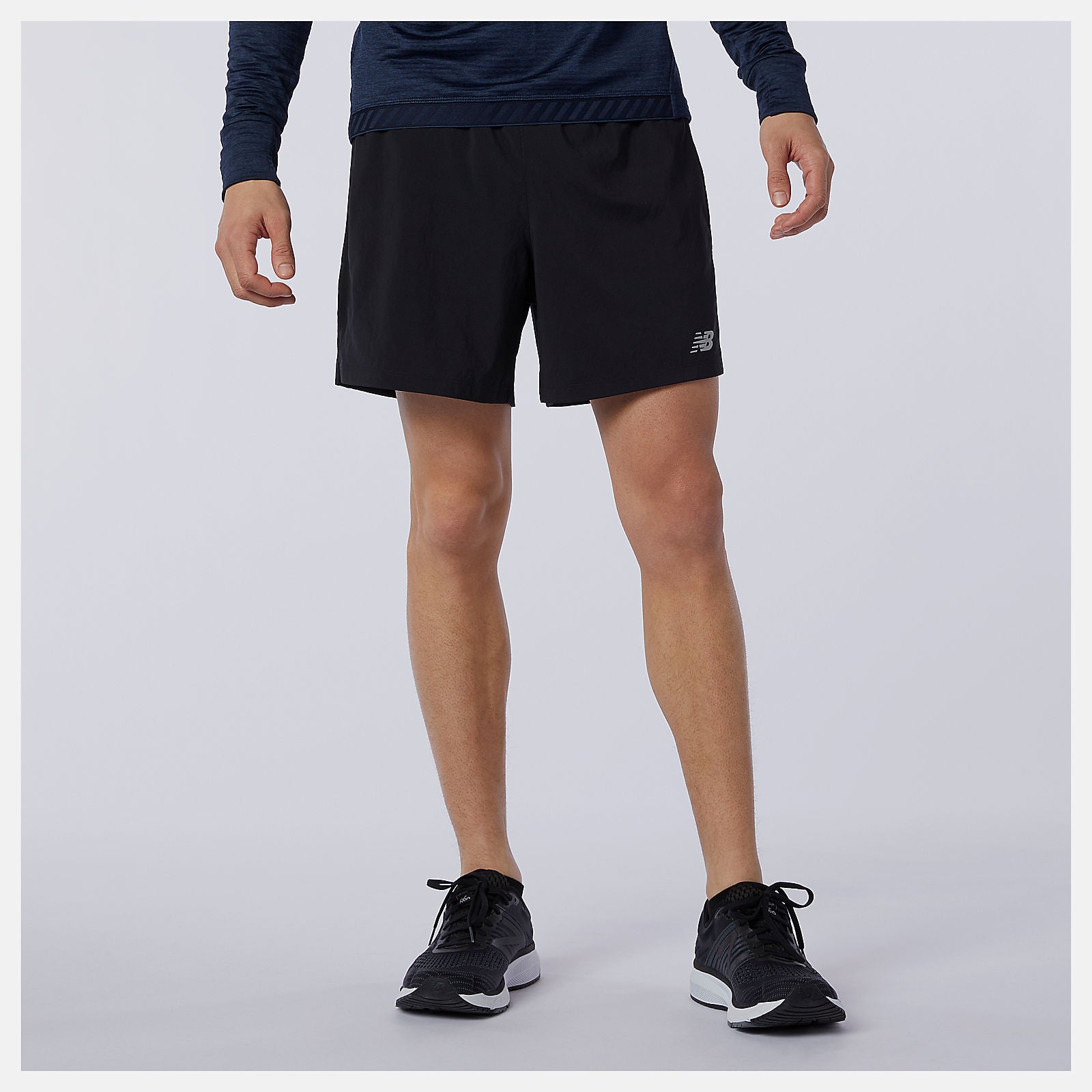 Black Accelerate 5 In Short | New Balance Clothing