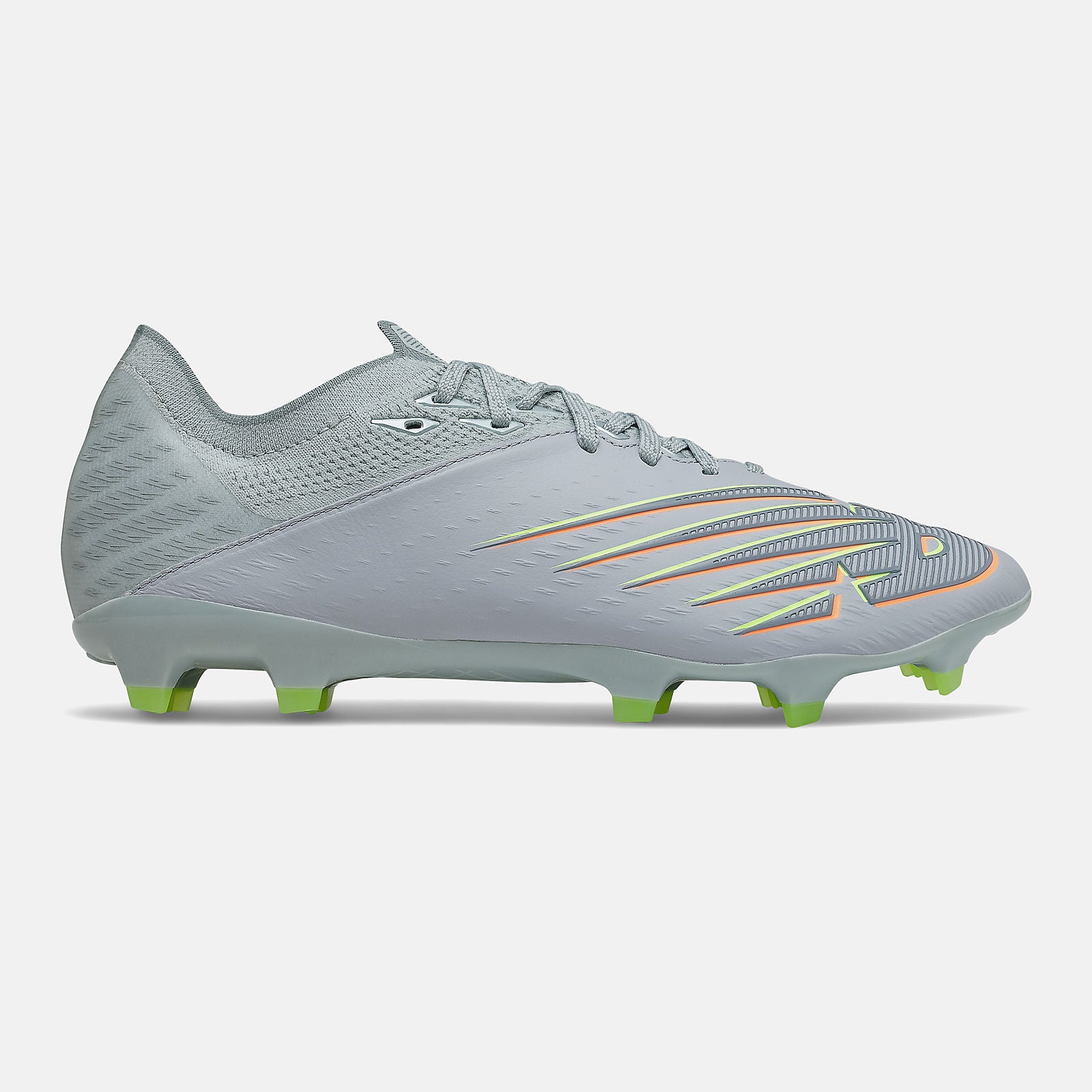 Light Cyclone/Bleached Lime Glo FURON V6+ Pro Leather FG | New Balance Shoes