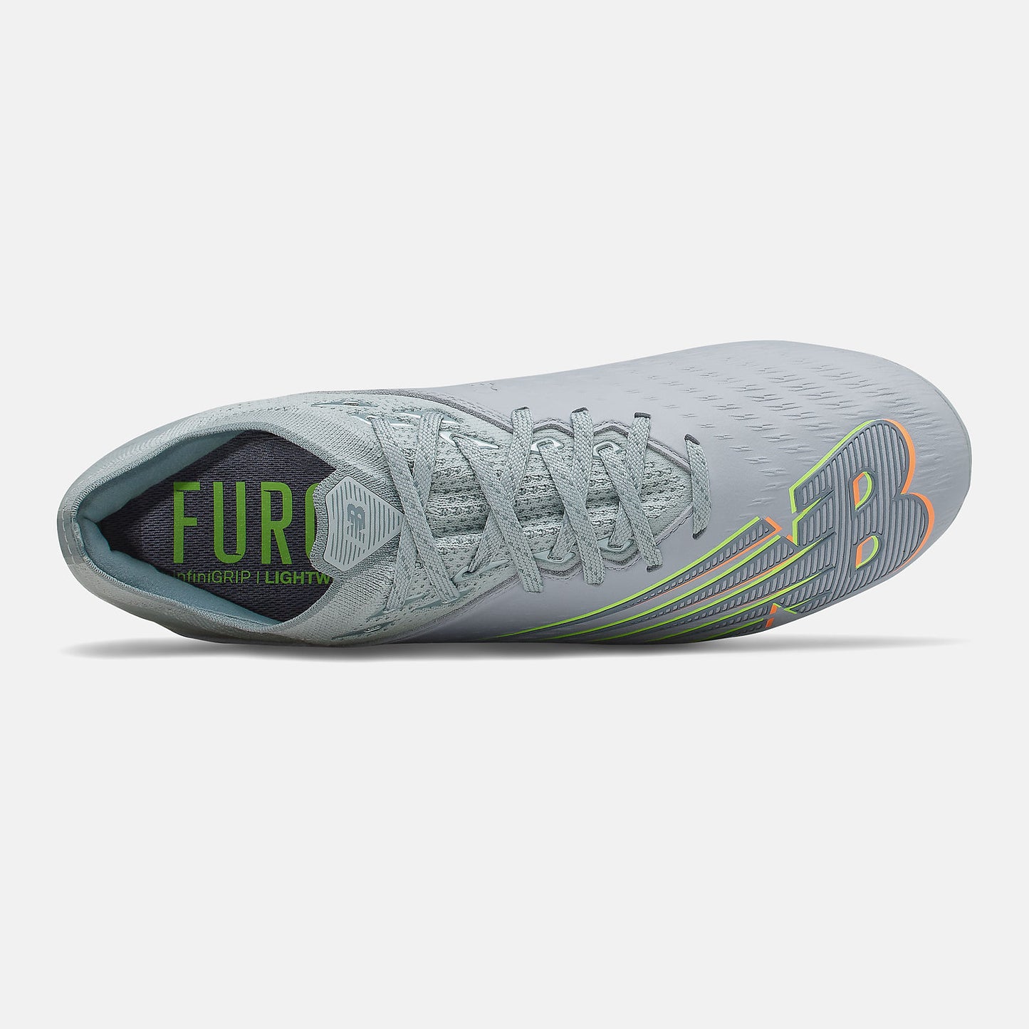 Light Cyclone/Bleached Lime Glo FURON V6+ Pro Leather FG | New Balance Shoes