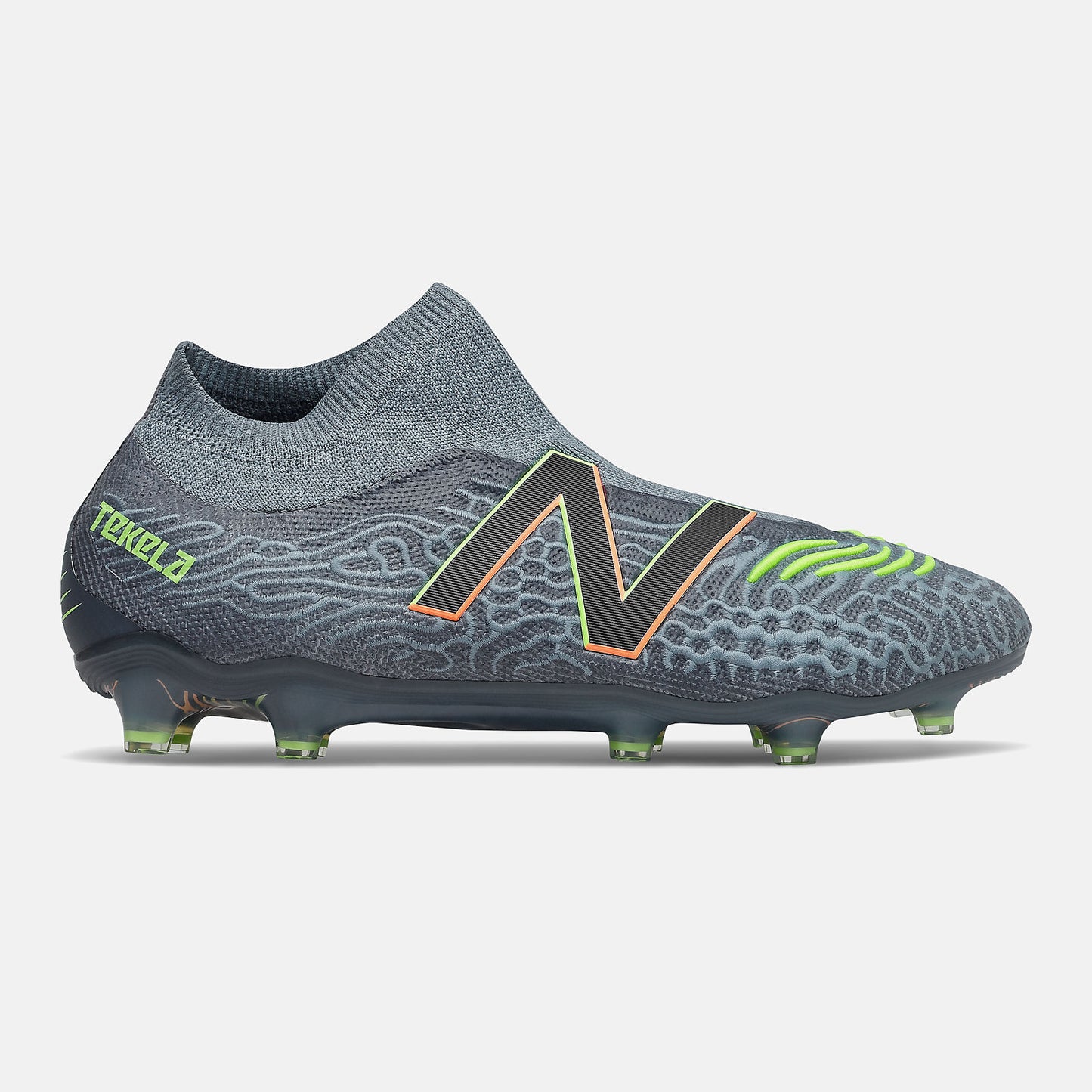 Thunder/Bleached Lime Glo Tekela V3 Pro FG | New Balance Shoes