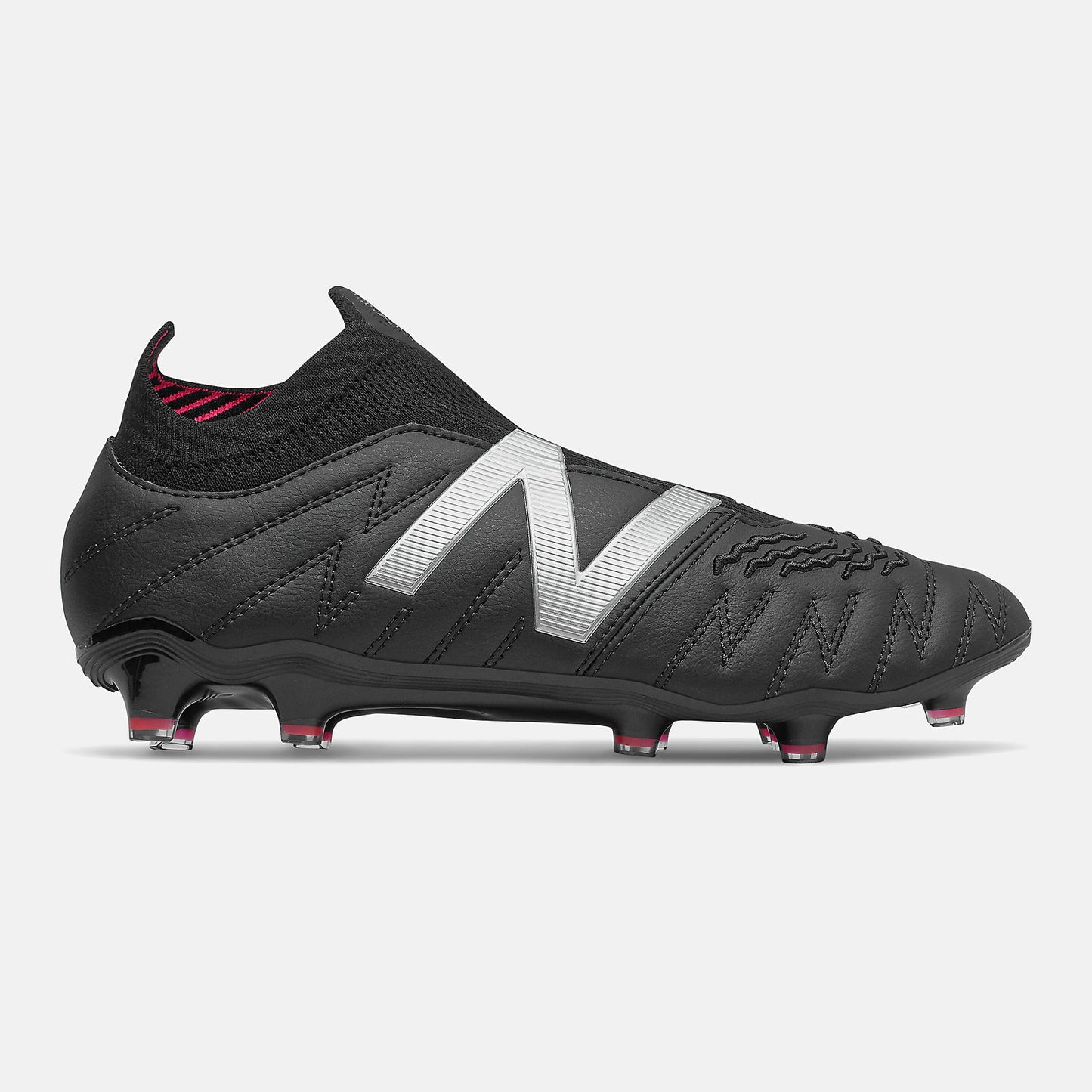 Black/Pink Glo Tekela V3+ Pro Leather FG | New Balance Shoes
