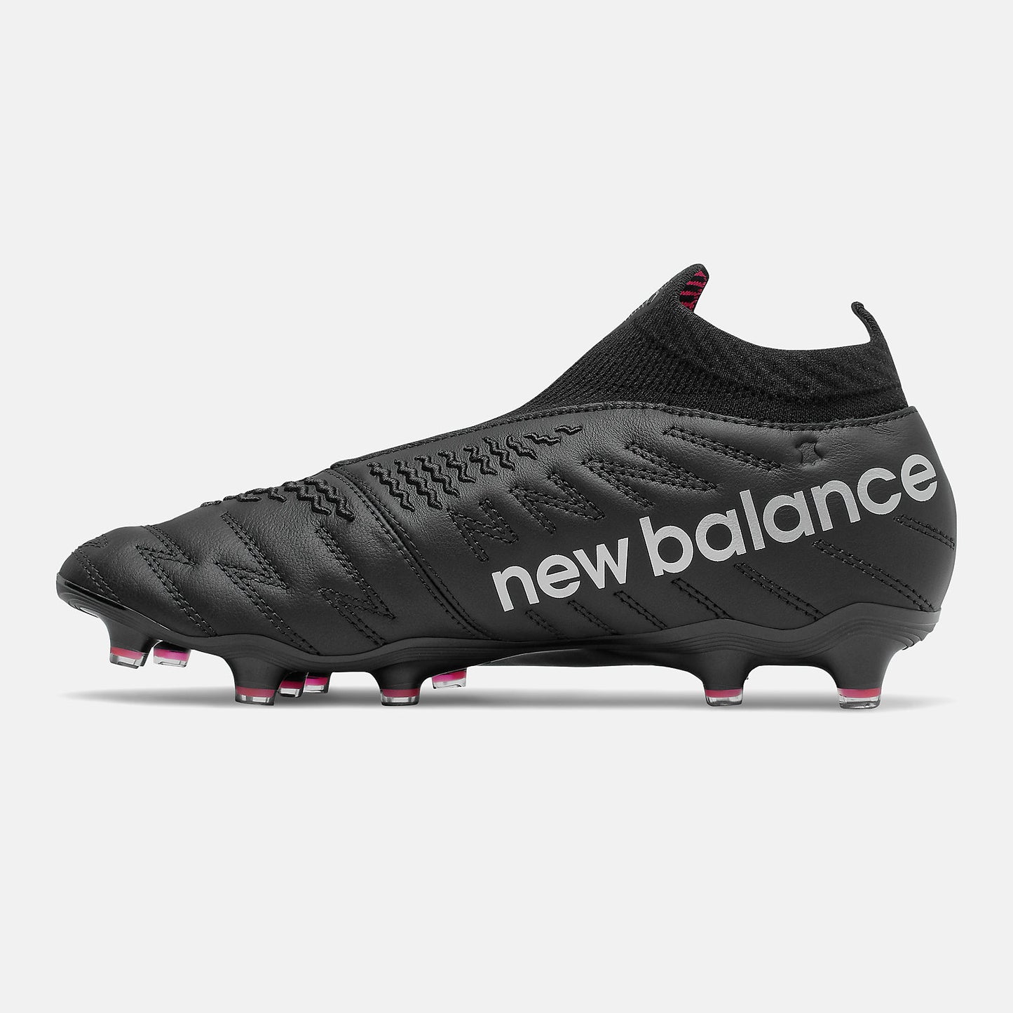 Black/Pink Glo Tekela V3+ Pro Leather FG | New Balance Shoes