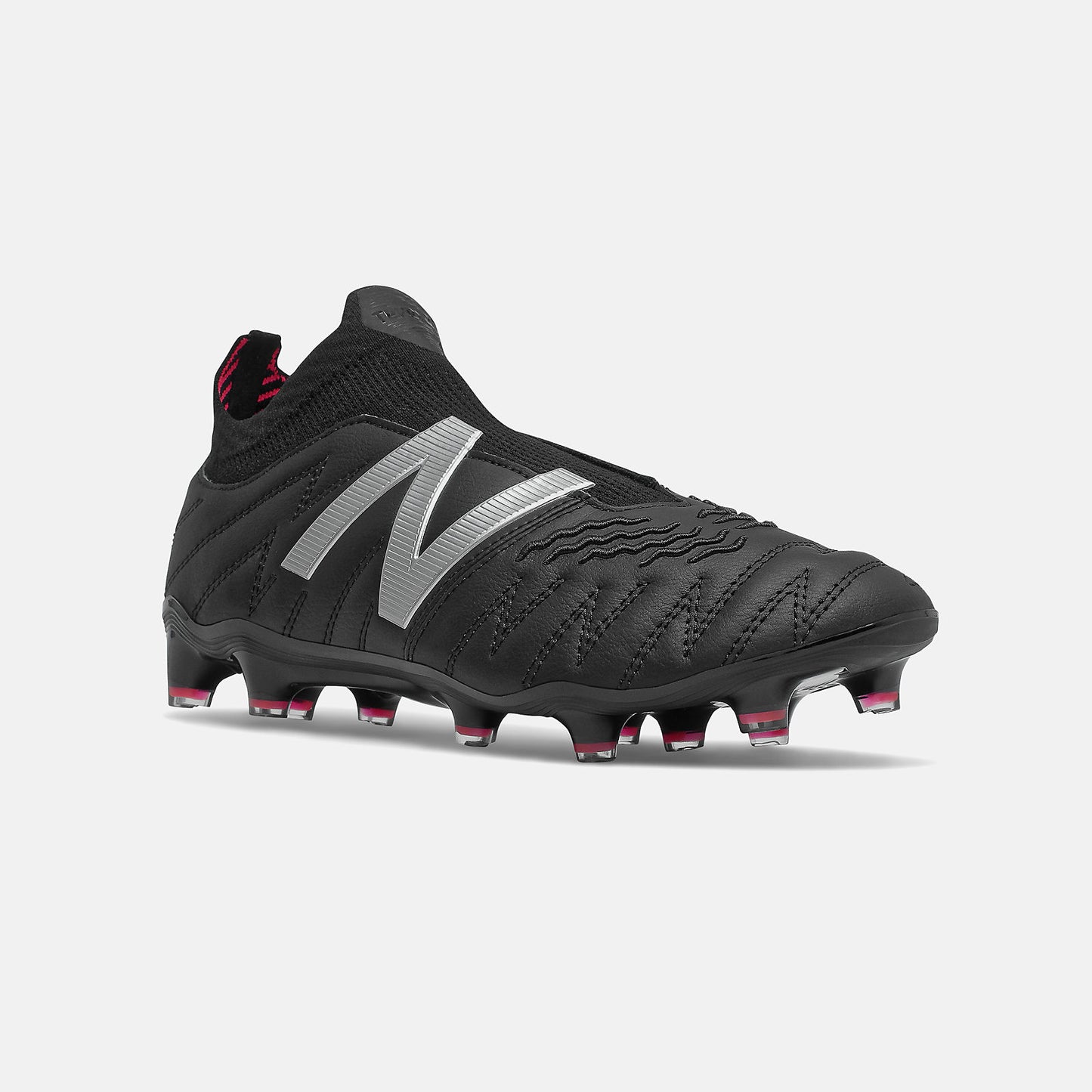Black/Pink Glo Tekela V3+ Pro Leather FG | New Balance Shoes