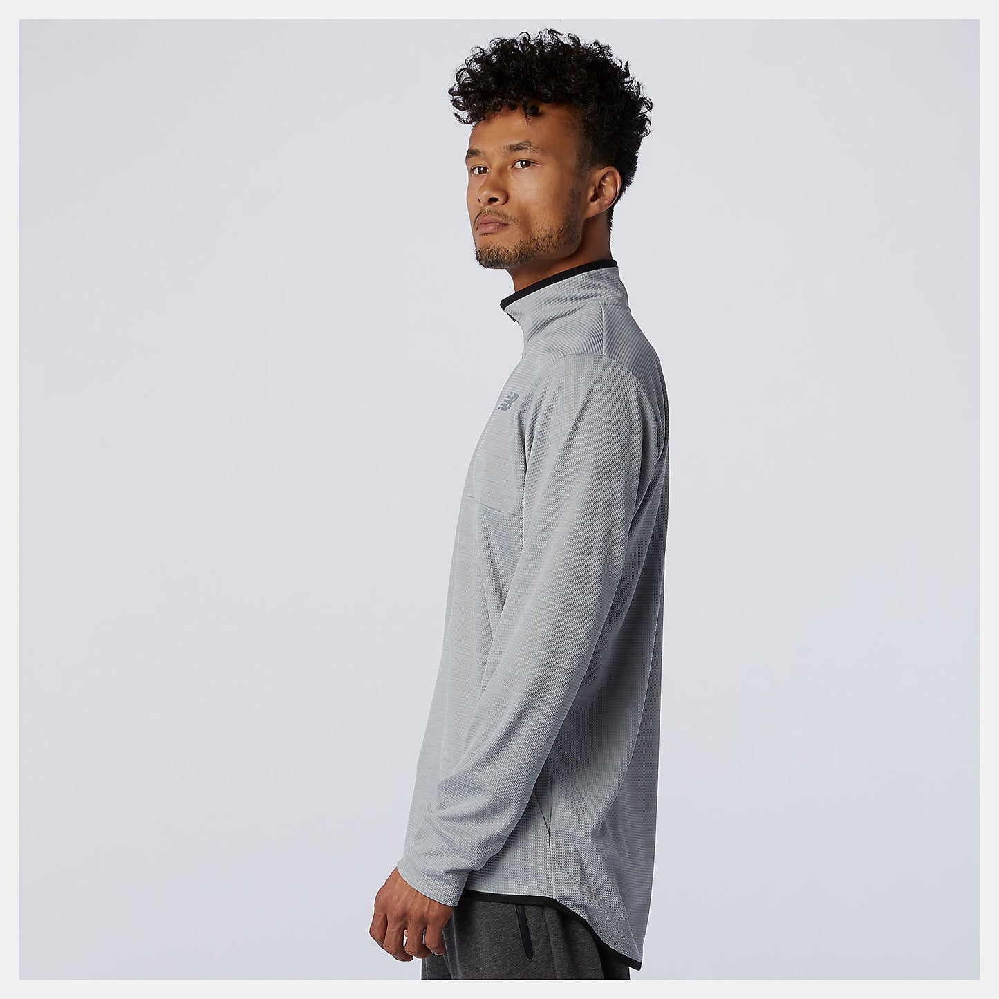 Athletic Grey Tenacity Quarter Zip | New Balance Clothing