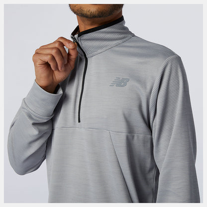 Athletic Grey Tenacity Quarter Zip | New Balance Clothing