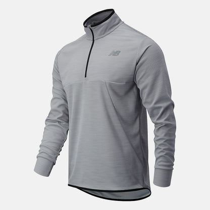 Athletic Grey Tenacity Quarter Zip | New Balance Clothing