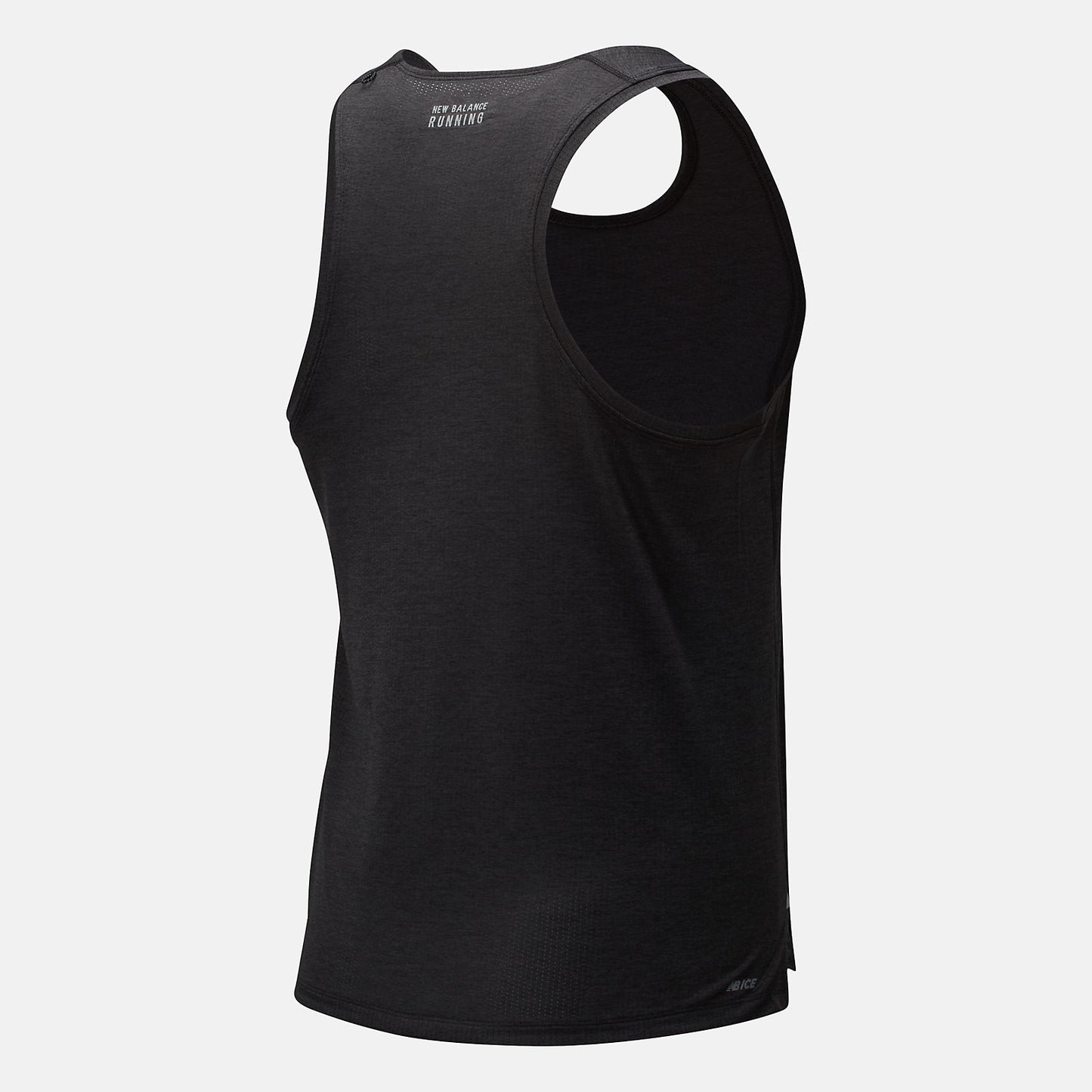 Black Heather Impact Run Singlet | New Balance Clothing