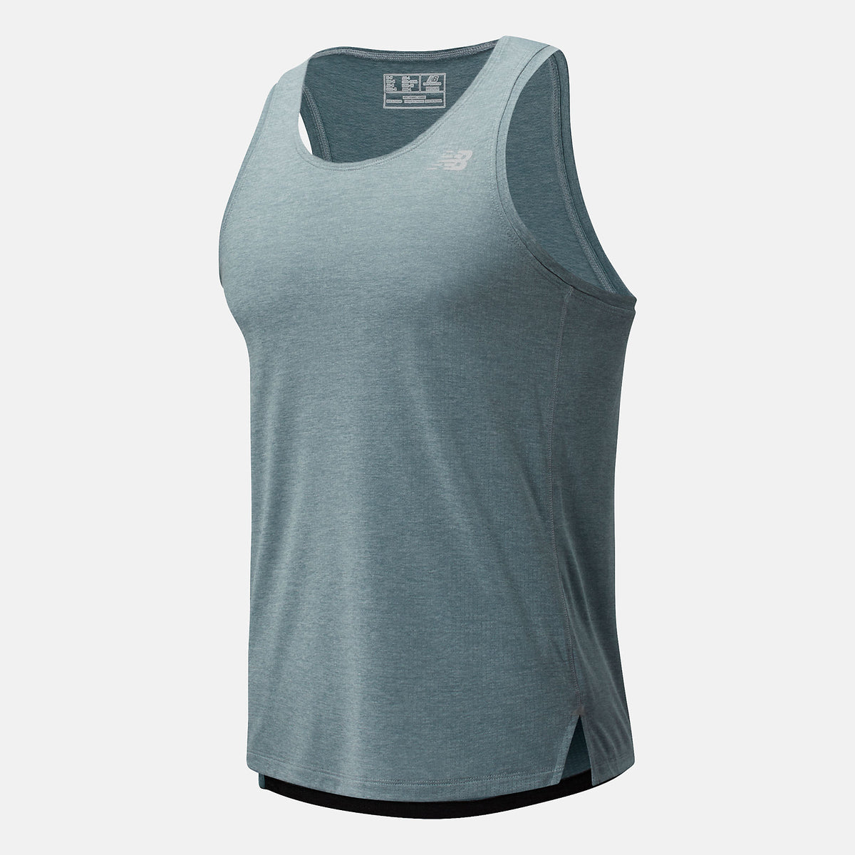 Light Slate Impact Run Singlet | New Balance Clothing