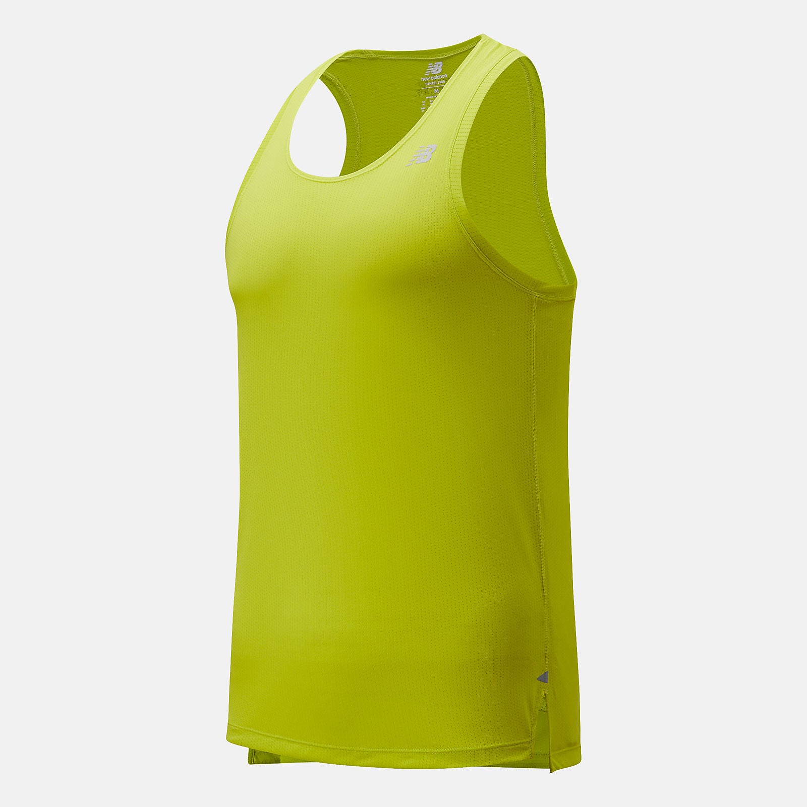 Sulpher Yellow Impact Run Singlet | New Balance Clothing