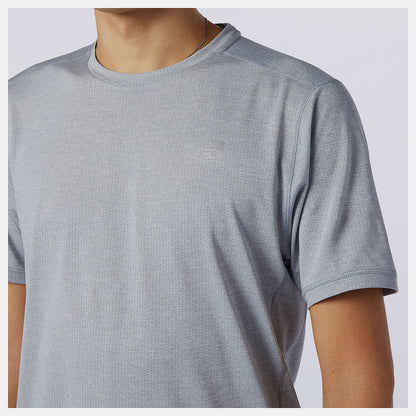 Athletic Grey Impact Run Short Sleeve | New Balance Clothing
