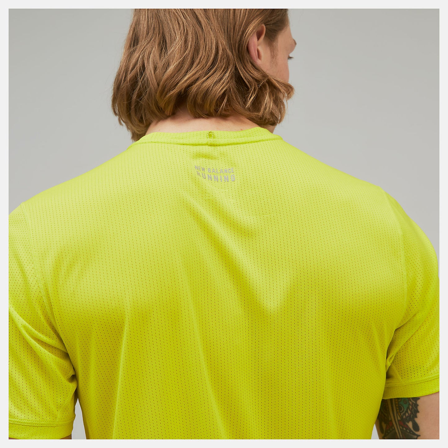 Sulpher Yellow Impact Run Short Sleeve | New Balance Clothing