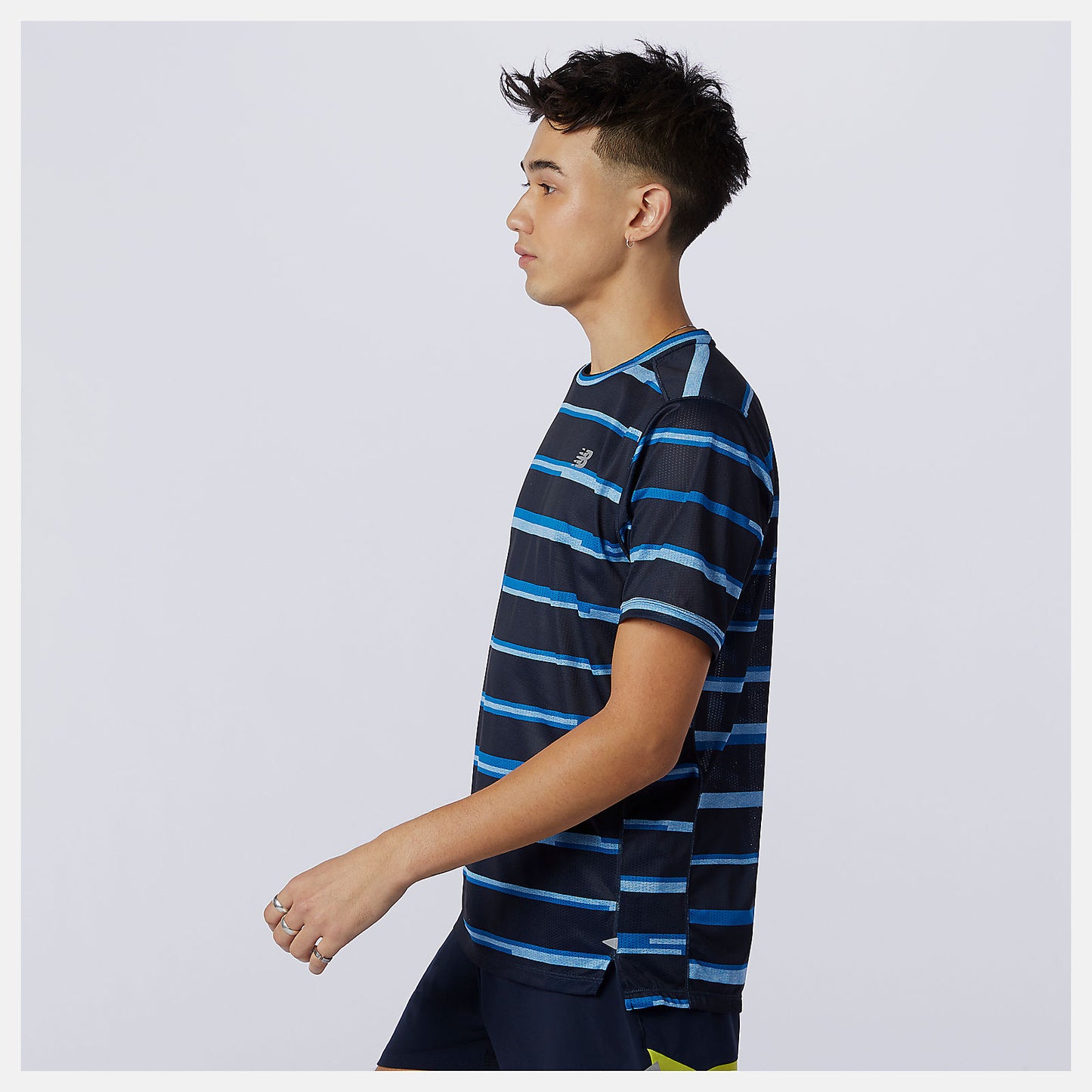 Helium Printed Impact Run Short Sleeve | New Balance Clothing