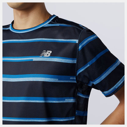 Helium Printed Impact Run Short Sleeve | New Balance Clothing
