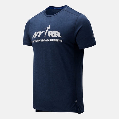 Eclipse RFL Printed Impact Run Short Sleeve | New Balance Clothing