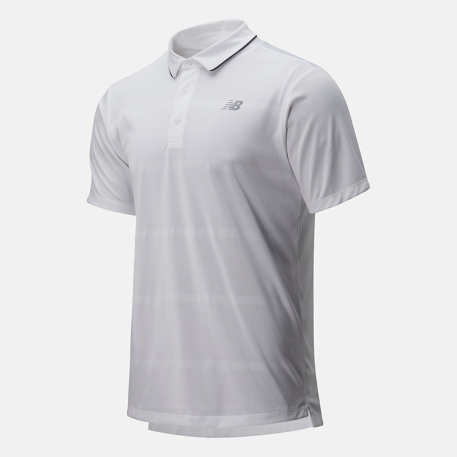 White Rally Performance Polo | New Balance Clothing