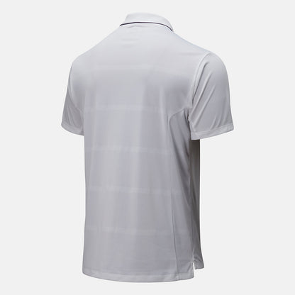 White Rally Performance Polo | New Balance Clothing