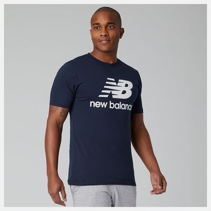 Eclipse Essentials Stacked Logo Tee | New Balance Clothing