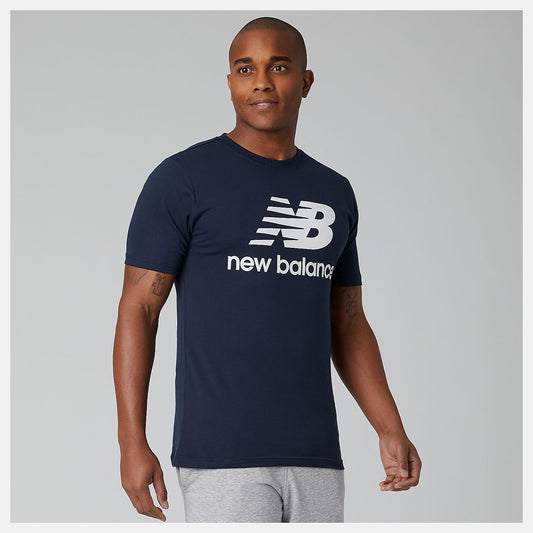 Eclipse Essentials Stacked Logo Tee | New Balance Clothing