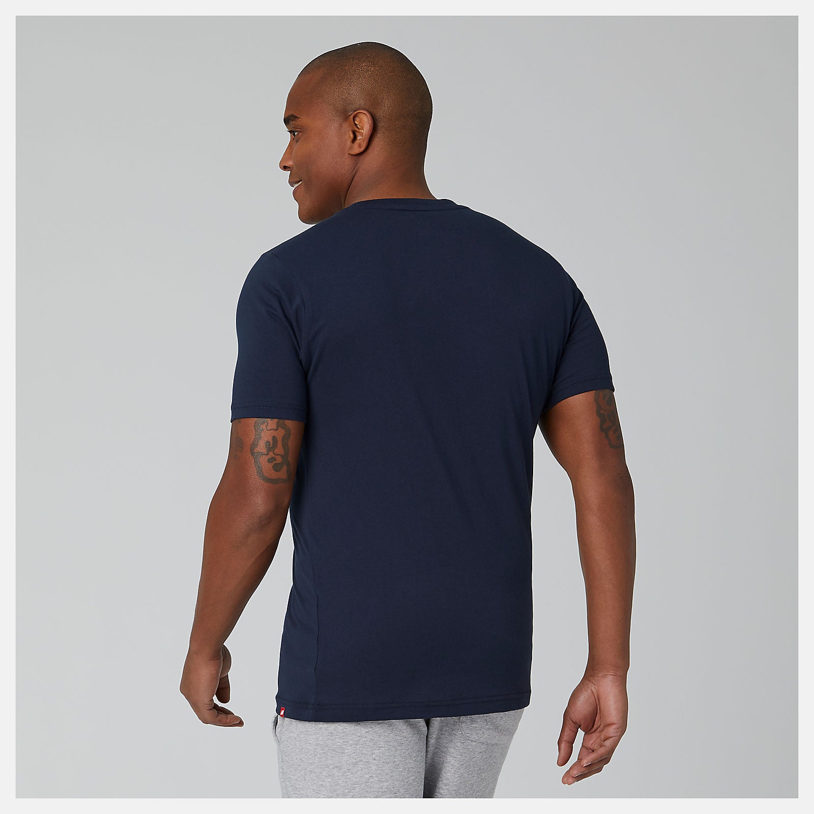 Eclipse Essentials Stacked Logo Tee | New Balance Clothing
