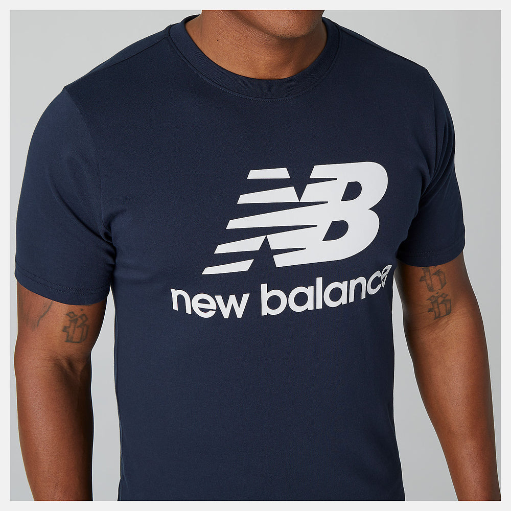 Eclipse Essentials Stacked Logo Tee | New Balance Clothing
