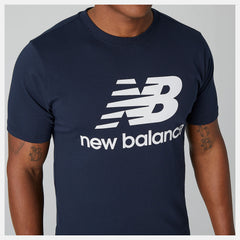 Eclipse Essentials Stacked Logo Tee | New Balance Clothing