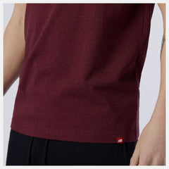 Garnet Essentials Stacked Logo Tee | New Balance Clothing