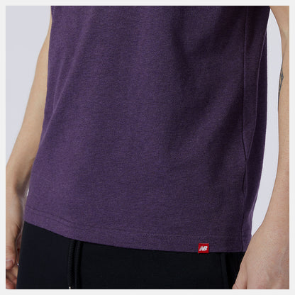 Prism Purple Essentials Stacked Logo Tee | New Balance Clothing
