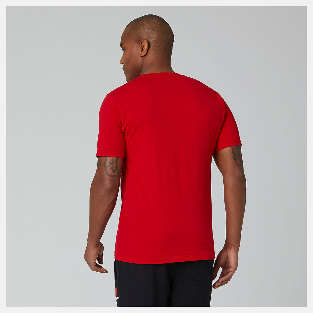 Team Red Essentials Stacked Logo Tee | New Balance Clothing
