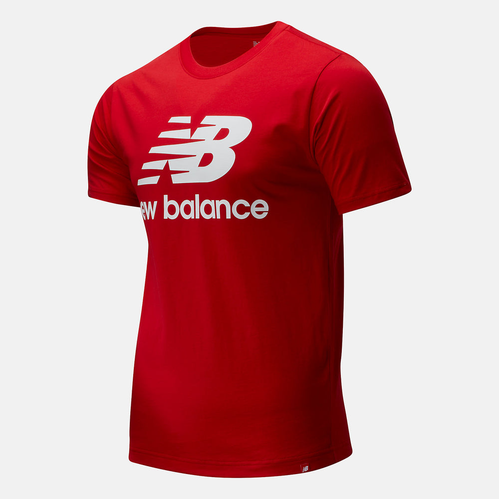 Team Red Essentials Stacked Logo Tee | New Balance Clothing