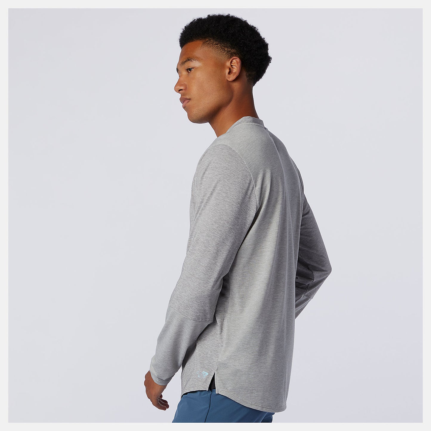 Athletic Grey Fortitech Henley | New Balance Clothing
