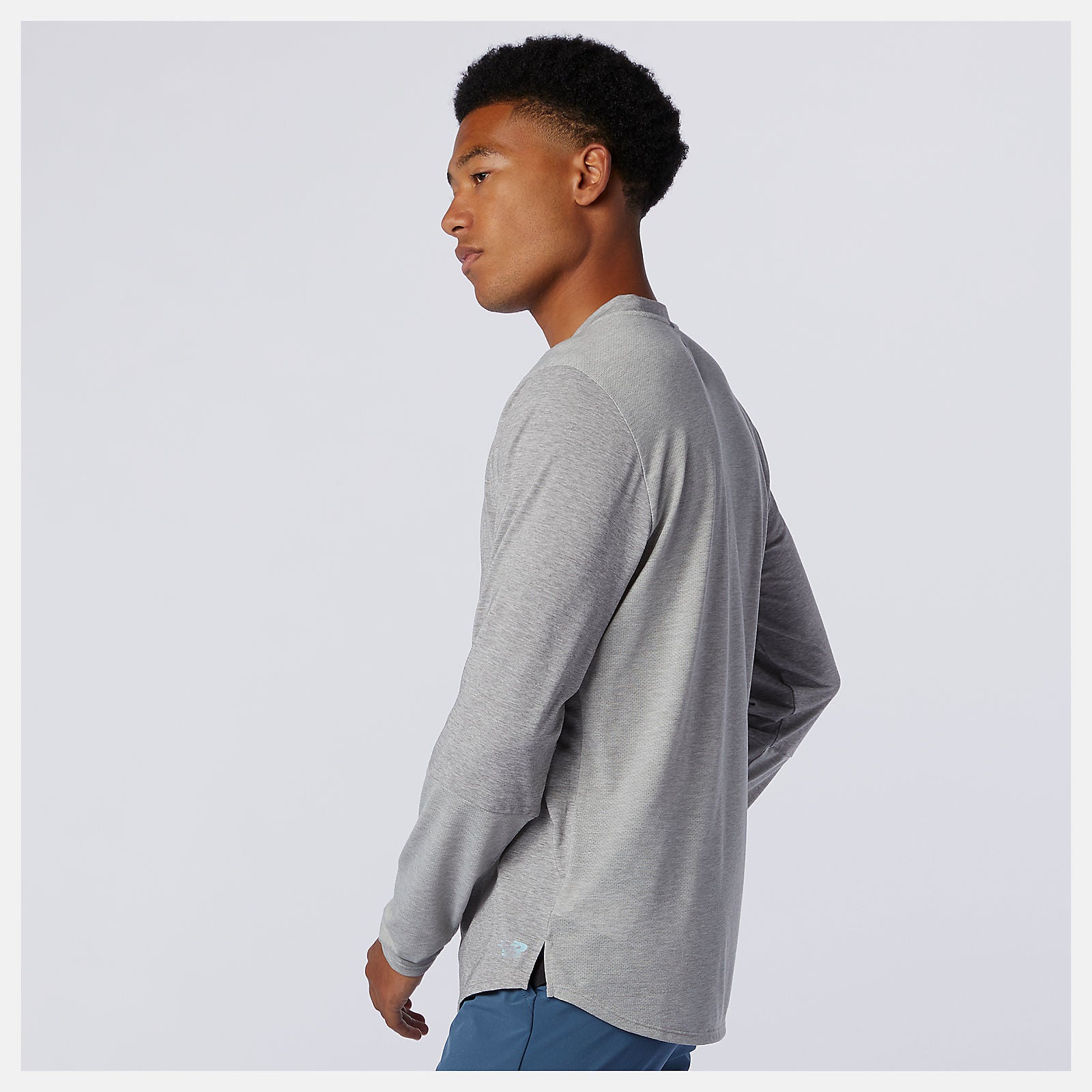Athletic Grey Fortitech Henley | New Balance Clothing