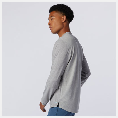 Athletic Grey Fortitech Henley | New Balance Clothing