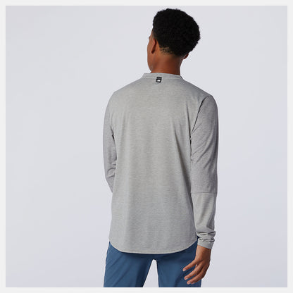 Athletic Grey Fortitech Henley | New Balance Clothing