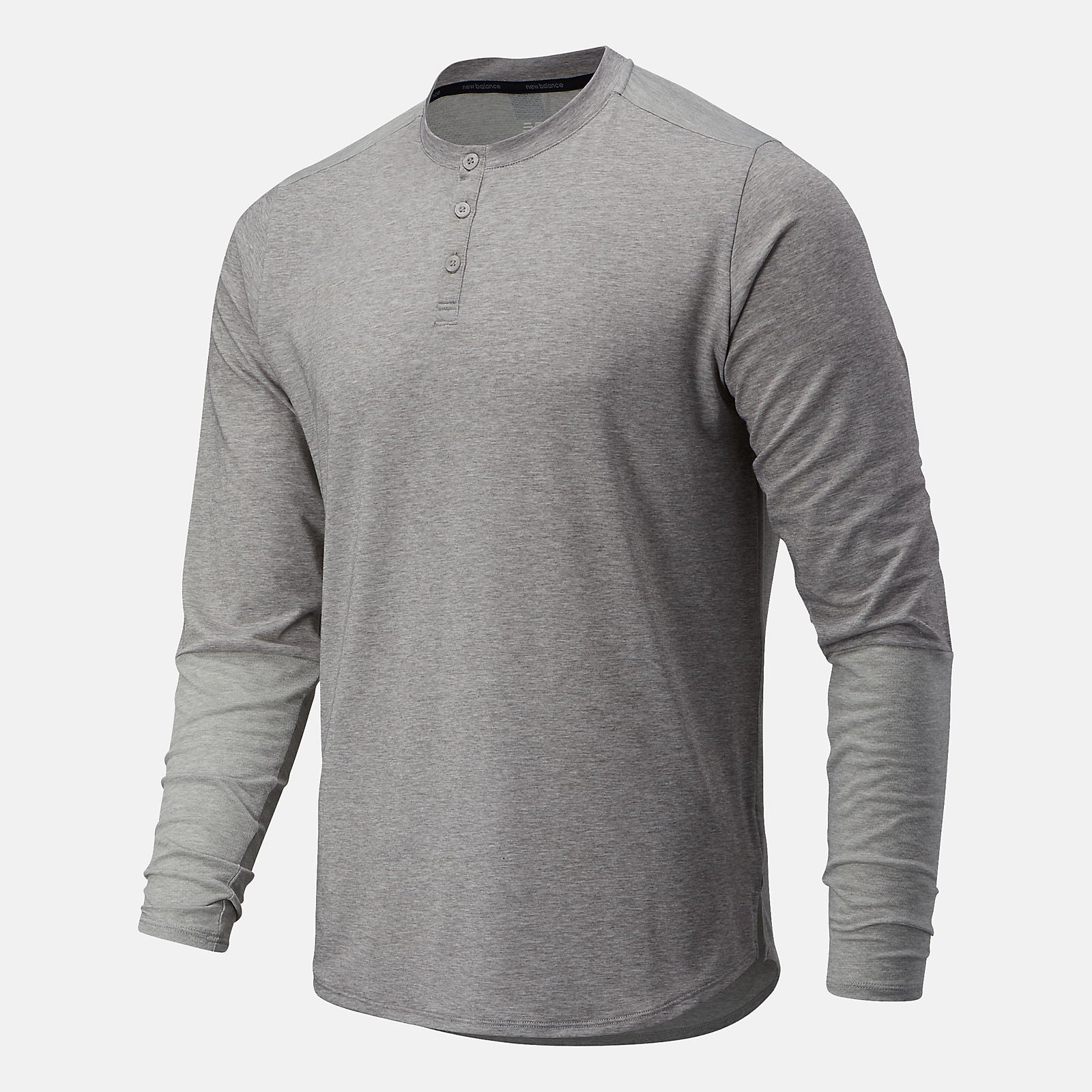 Athletic Grey Fortitech Henley | New Balance Clothing