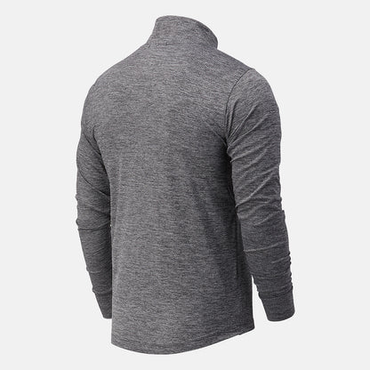 Black Heather NYC Marathon Fortitech Quarter Zip | New Balance Clothing
