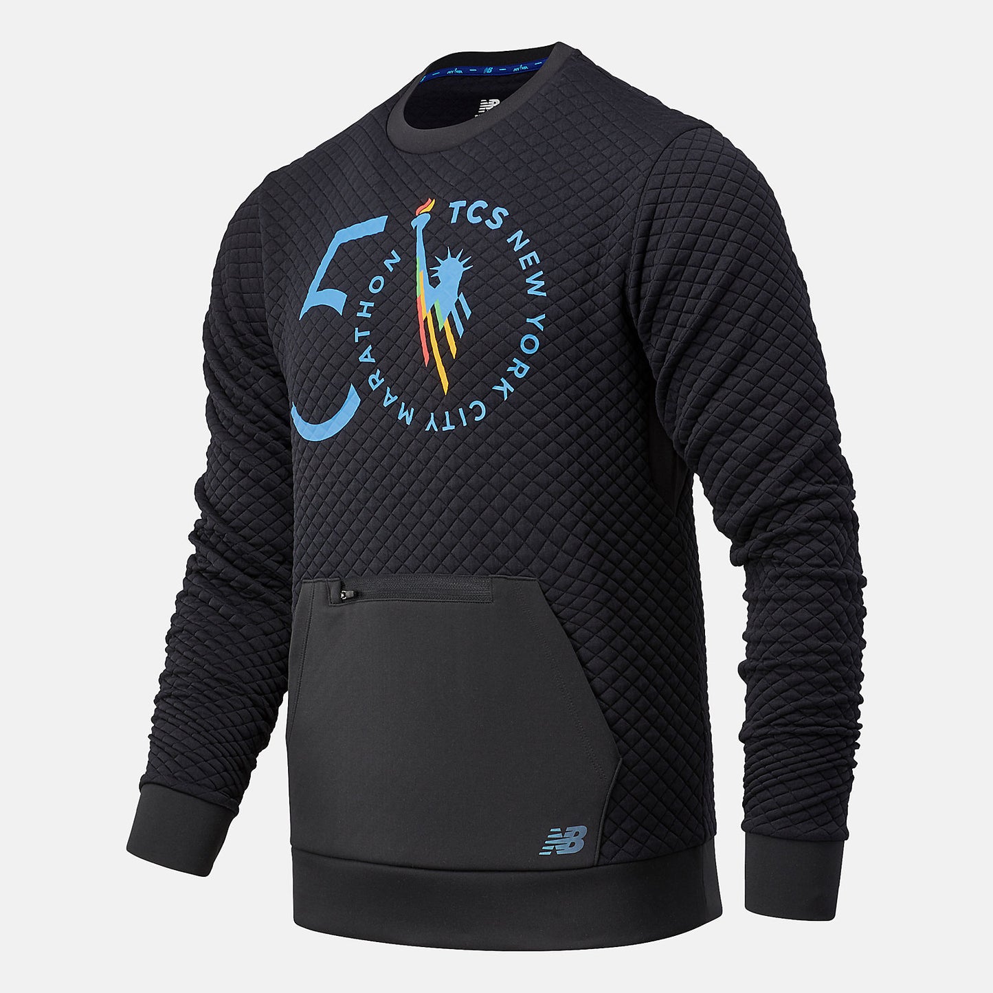 Black NYC Marathon NB Heat Loft Crew | New Balance Clothing