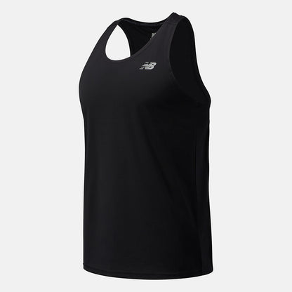 Black Accelerate Singlet | New Balance Clothing