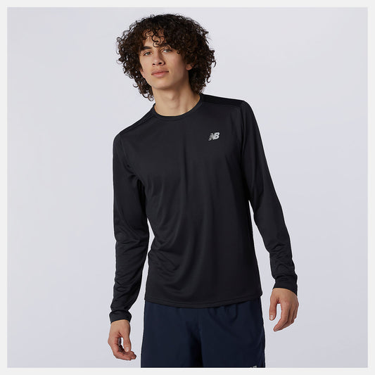 Black Accelerate Long Sleeve | New Balance Clothing