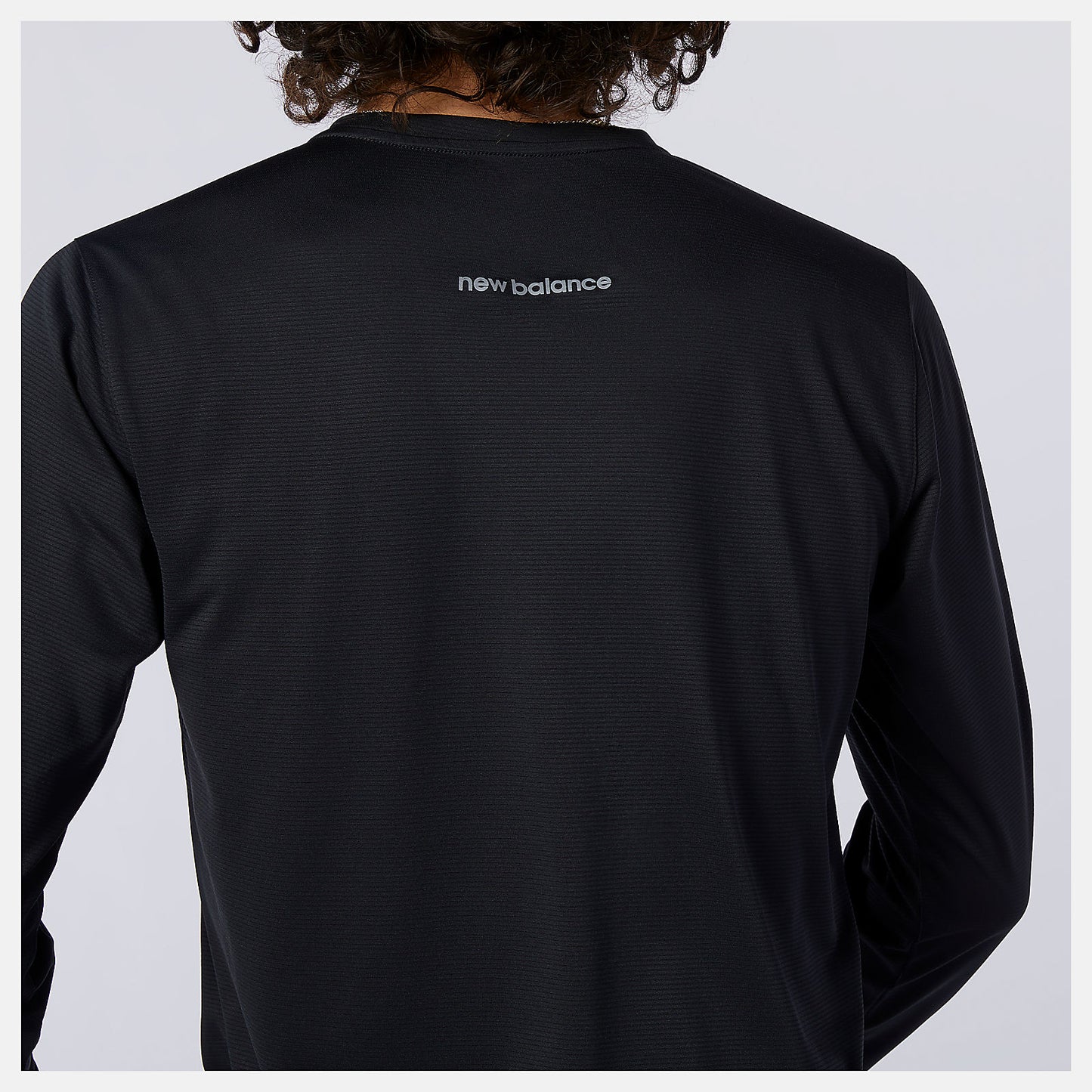 Black Accelerate Long Sleeve | New Balance Clothing
