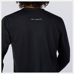 Black Accelerate Long Sleeve | New Balance Clothing