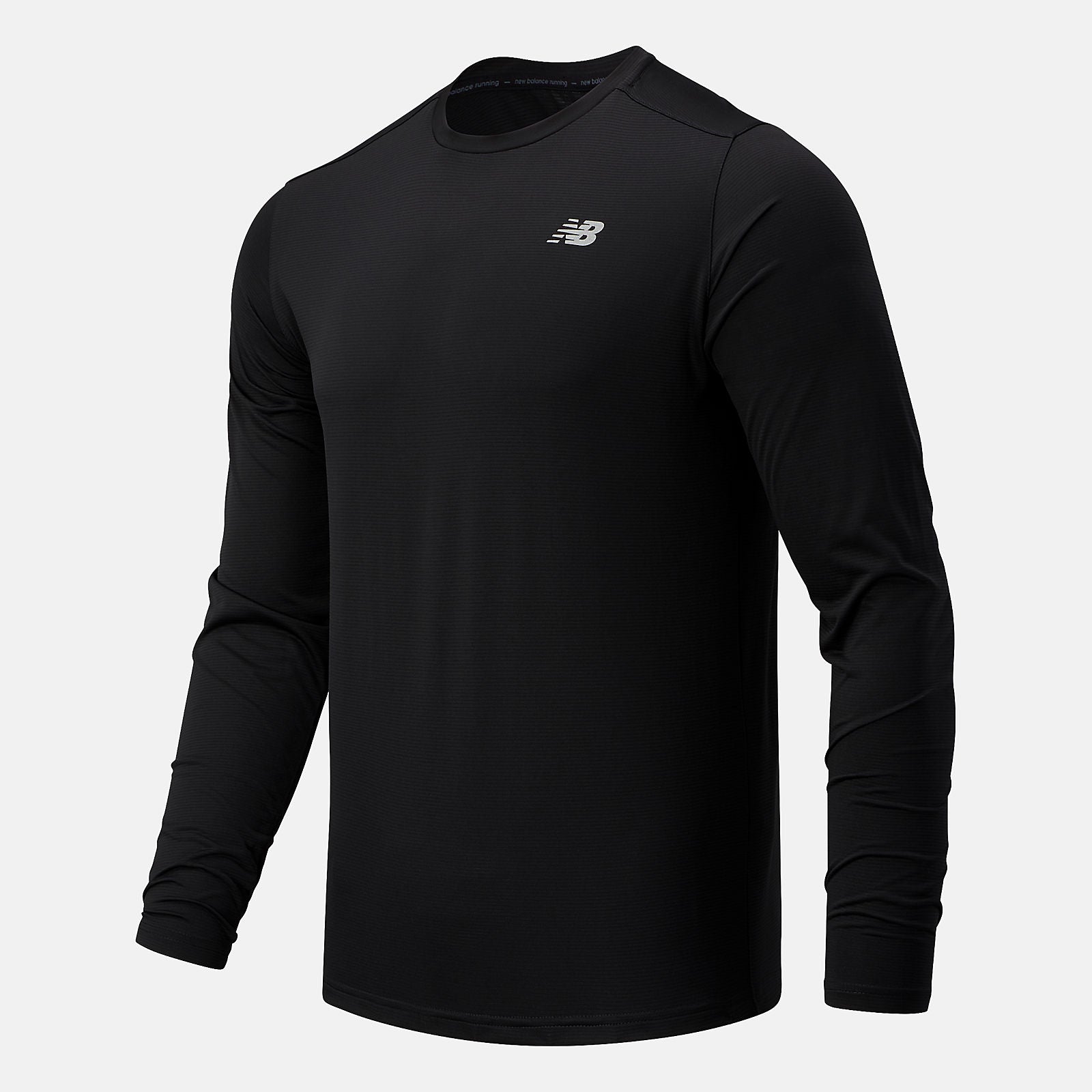 Black Accelerate Long Sleeve | New Balance Clothing