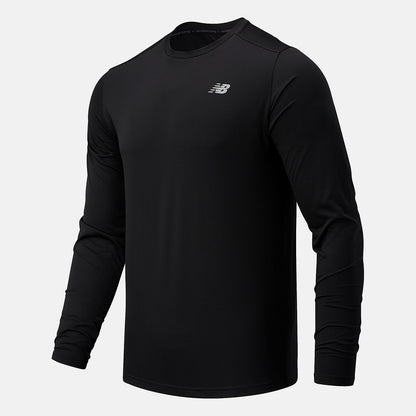 Black Accelerate Long Sleeve | New Balance Clothing