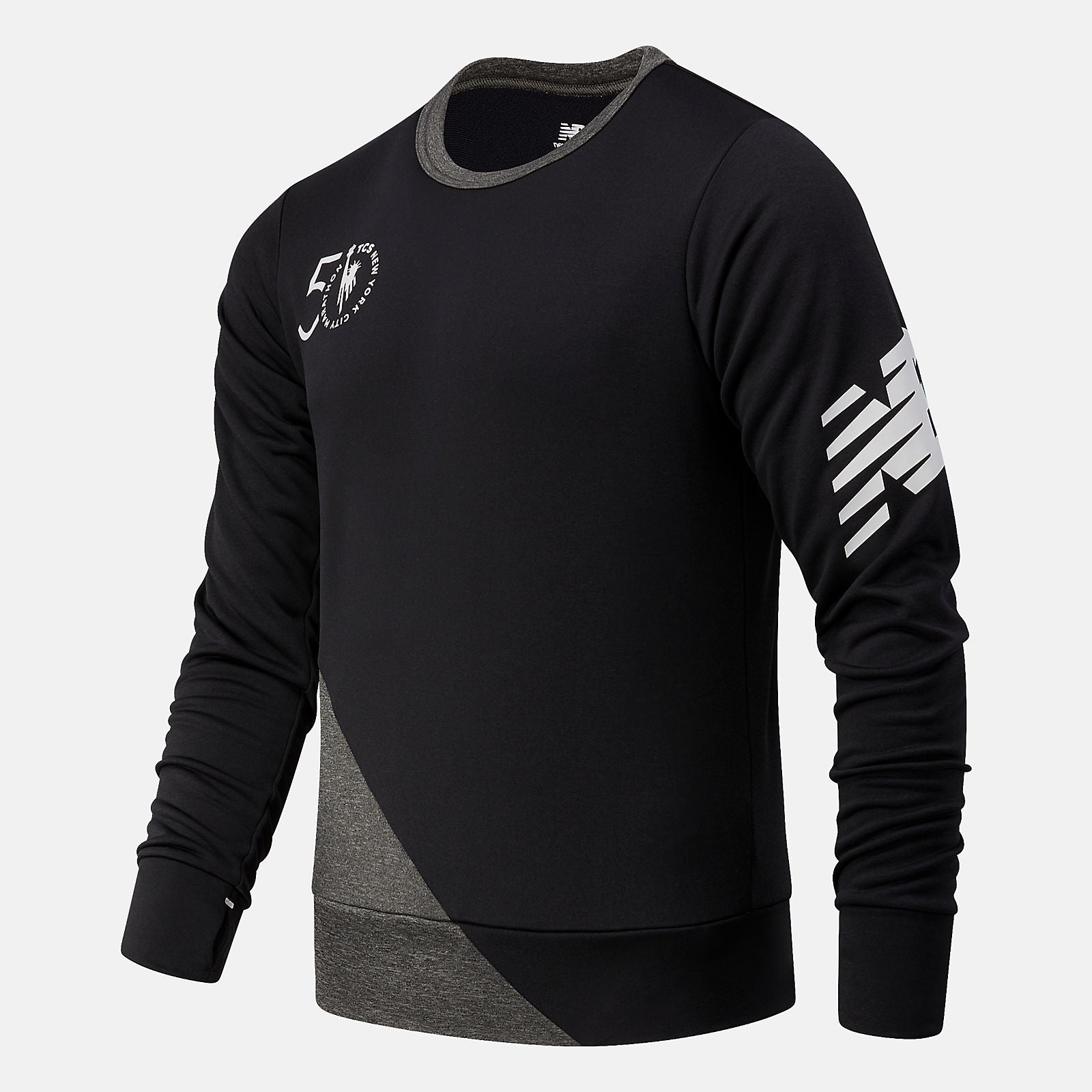 Black NYC Marathon Fast Flight Crew | New Balance Clothing