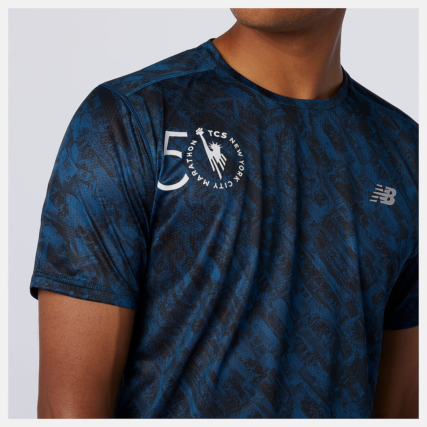 Rogue Wave NYC Marathon Printed Impact Run Short Sleeve | New Balance Clothing