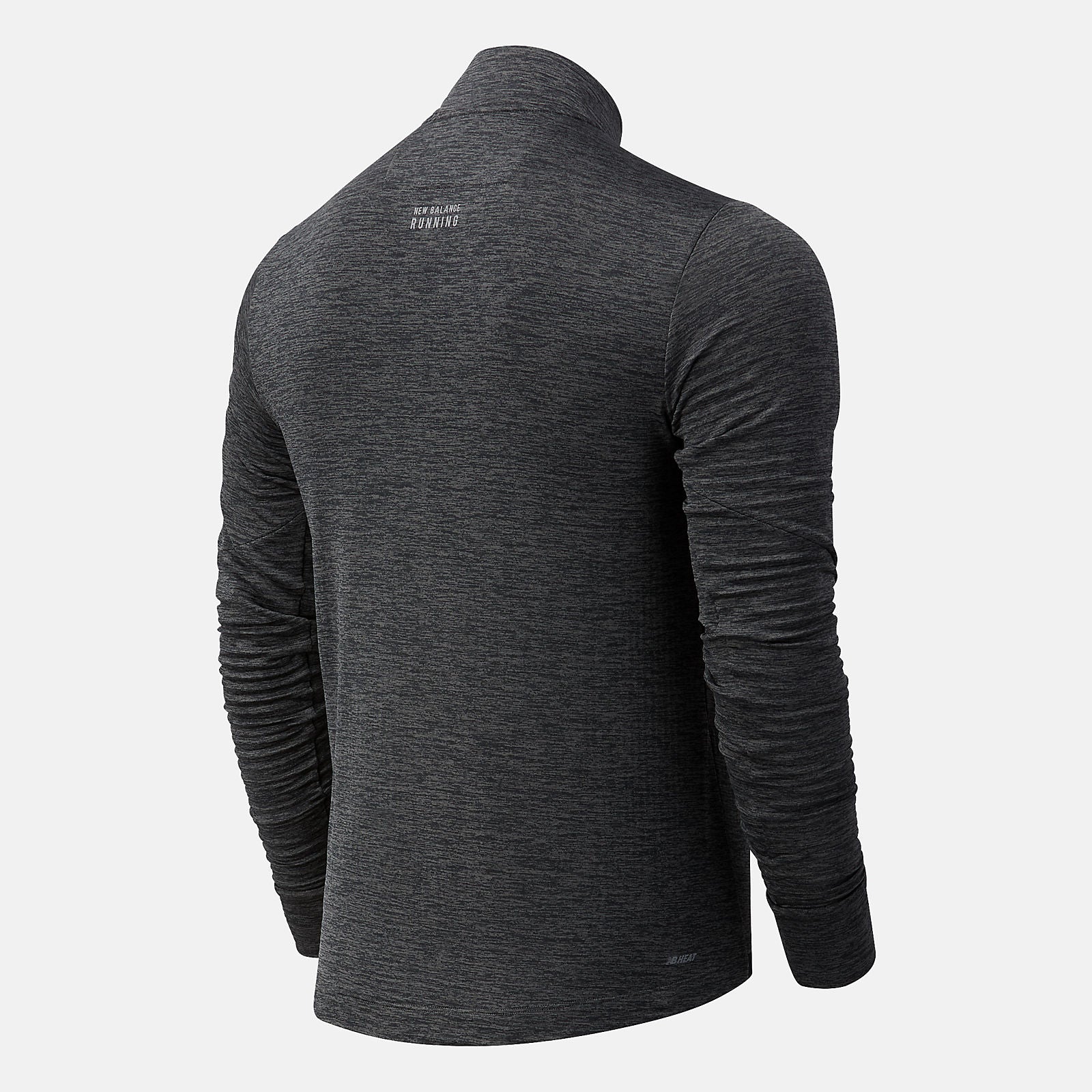 Heather Charcoal NYC Marathon Impact Run Grid Back Half Zip | New Balance Clothing