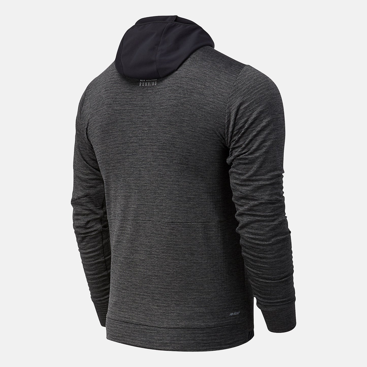 Heather Charcoal NYC Marathon Impact Run Grid Back Hoodie | New Balance Clothing