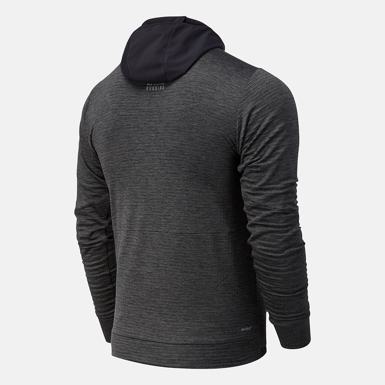 Heather Charcoal NYC Marathon Impact Run Grid Back Hoodie | New Balance Clothing